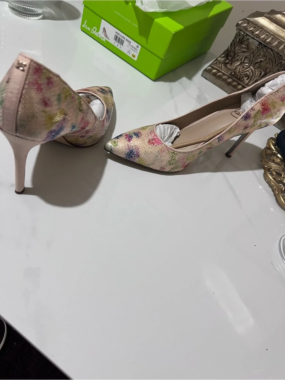 Sam Edelman Hazel Floral Sequin Pump - Multi